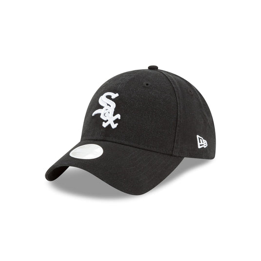 Casquette réglable 9TWENTY Core Classic noire pour femme des Chicago White Sox