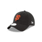 Casquette réglable 9TWENTY Core Classic noire pour femme des San Francisco Giants