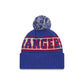 Tuque rétro en tricot à pompon des Rangers de New York
