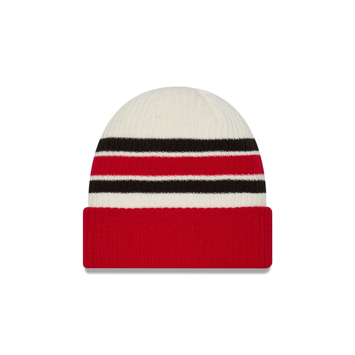 Tuque côtelée vintage des Blackhawks de Chicago