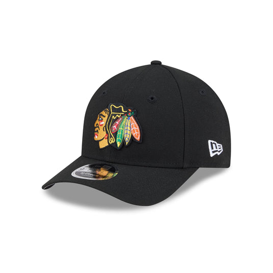 Casquette snapback noire 9FORTY M-Crown des Blackhawks de Chicago
