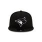 Toronto Blue Jays Basic Black & White 9FIFTY Snapback Hat