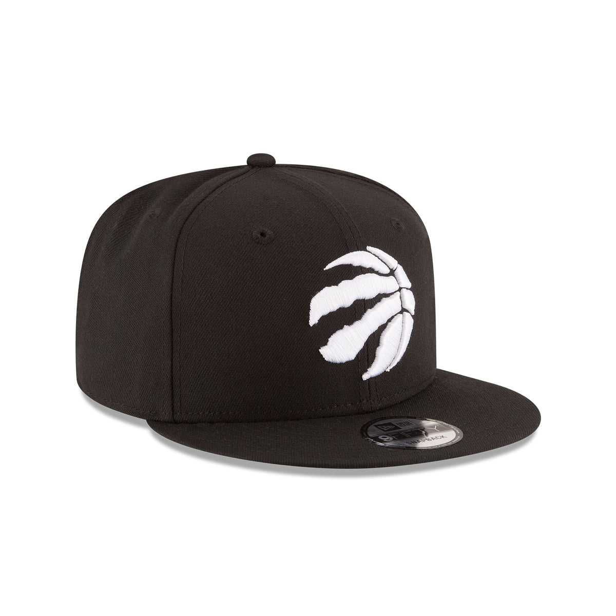 Casquette Snapback 9FIFTY Basique Noire & Blanche des Toronto Raptors