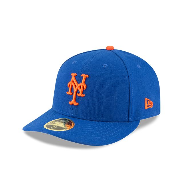 Casquette ajustée 59FIFTY à profil bas Authentic Collection des Mets de New York