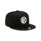 Casquette snapback 9FIFTY Pittsburgh Steelers noire et blanche classique