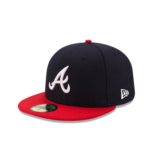 Casquette ajustée 59FIFTY Authentic Collection pour enfant des Atlanta Braves