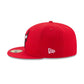 Casquette ajustée 59FIFTY Chicago Bulls couleur rouge de l'équipe