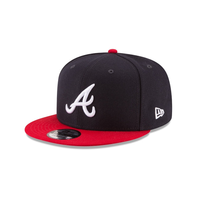 Casquette snapback 9FIFTY basique aux couleurs de l’équipe des Braves d’Atlanta