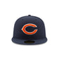 Casquette ajustée Chicago Bears bleu marine 59FIFTY