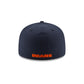 Casquette ajustée Chicago Bears bleu marine 59FIFTY