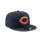 Casquette ajustée Chicago Bears bleu marine 59FIFTY