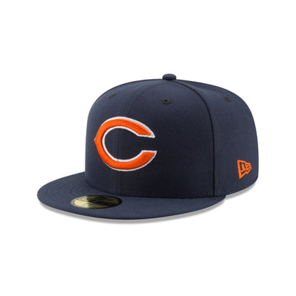 Casquette ajustée Chicago Bears bleu marine 59FIFTY