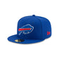 Casquette ajustée bleue 59FIFTY Buffalo Bills