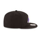 Los Angeles Lakers Black 9FIFTY Snapback Hat