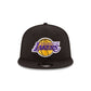 Los Angeles Lakers Black 9FIFTY Snapback Hat